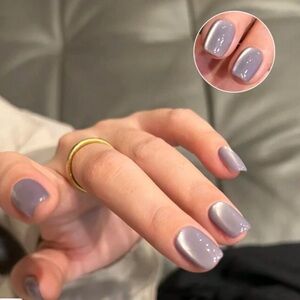 Nail gel polish cat eye